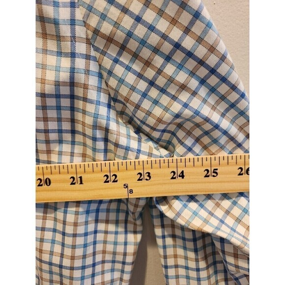 Peter Millar Mens Long Sleeve Button Down Nanoluxe EASY CARE SHIRT SZ XL EUC - Picture 8 of 8